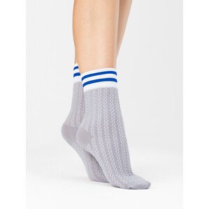 Ponožky Player 80 Den Grey-Cobalt - Fiore UNI