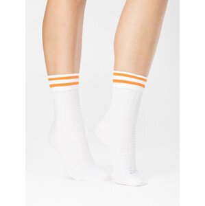 Ponožky Player 80 Deň White-Orange - Fiore UNI