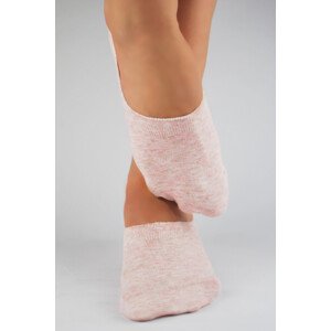 Dámske ponožky baleríny s lurexom SN014 Růžová 39-42