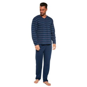 Pánske pyžamo 139/36 Various - CORNETTE tmavě modrá XL