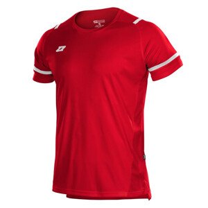 Futbalové tričko Zina Crudo Jr 3AA2-440F2 červená/biela XXS