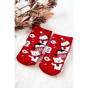 Vianočné ponožky Ho Ho Ho! Červená 35-38