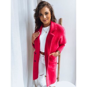 Dámsky alpakový kabát RITA II ružový Dstreet NY0589 Univerzální