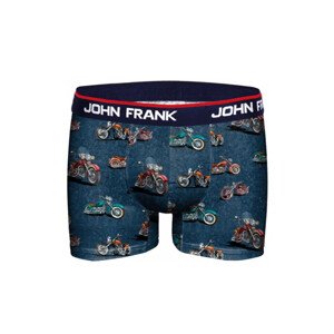 Pánske boxerky John Frank JFBD284 L Modrá