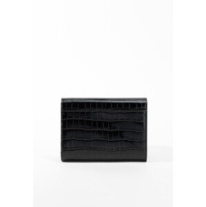 Monnari Peňaženky Dámska kožená peňaženka s multi čiernym vzorom OS