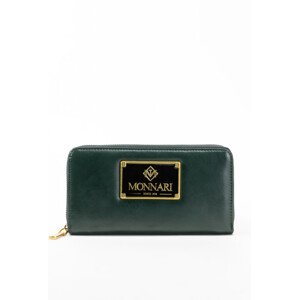 Monnari Peňaženky Klasická dámska peňaženka so vzorom Zelená OS