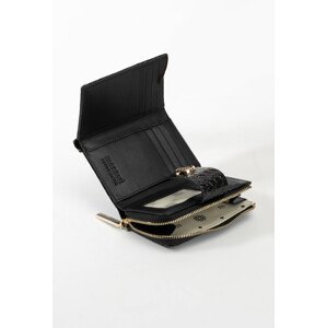 Monnari Peňaženky Malá kožená peňaženka čierna OS