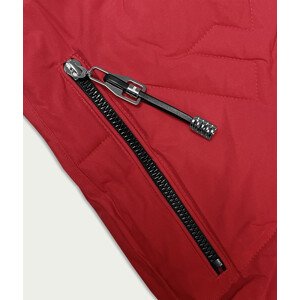 Červená dámska vesta s kapucňou S'West (B8175-4) odcienie czerwieni S (36)