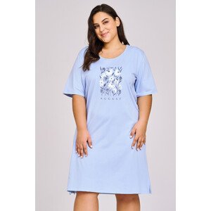 Dámska nočná košeľa Taro Viviana 3164 2XL-3XL L24 modrá 3xl