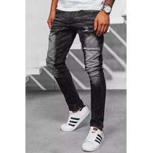 Čierne pánske džínsové nohavice Dstreet UX3950 s29