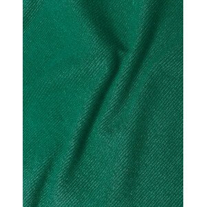Zelené rebrované šaty s okrúhlym výstrihom (5131-13) odcienie zieleni S (36)
