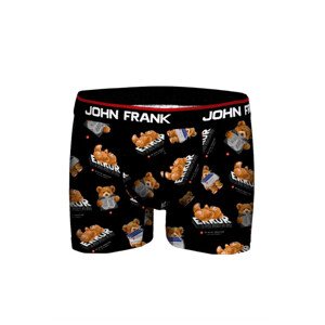Pánske boxerky John Frank JFBD349 L černá
