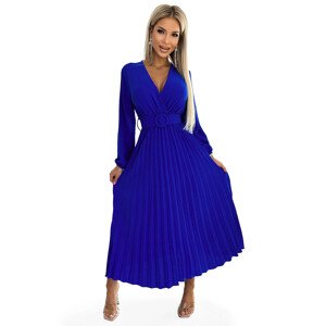 Dámske šaty 504-1 VIVIANA - Numoco basic královská modrá Univerzální