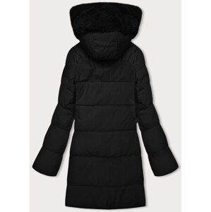 Čierna dámska zimná bunda S'west (B8166-1) odcienie czerni 50