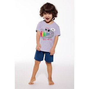 Chlapčenské pyžamo BOY KIDS KR 473/115 HUNGRY mélange 104