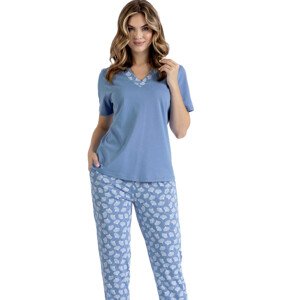 Dámske pyžamo ALBA 1451 Modrá M