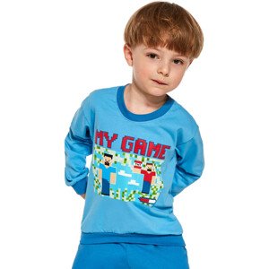 Chlapčenské pyžamo 477/147 Moja hra - CORNETTE světle modrá 104