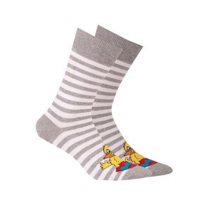Vzorované ponožky U04.156 ceylan 39/42