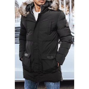 Pánska prešívaná zimná bunda čierna Dstreet TX4274 XL