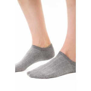 Dámske ponožky COMET 3D 066 MELANŽOVĚ ŠEDÁ 35-37