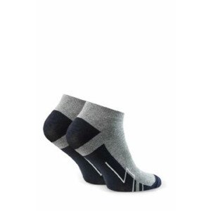 Pánske športové ponožky 101 MELANŽOVĚ ŠEDÁ 38-40