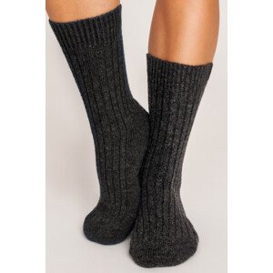 Vlnené ponožky SW001 béžová melanž 35-38