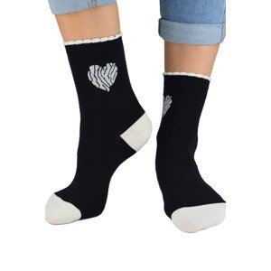 Dámske ponožky 048 G01 - NOVITI černá 31/34