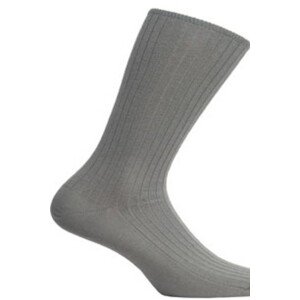 Netlačiace pánske ponožky s elastanom U94.F06 titan 39/41