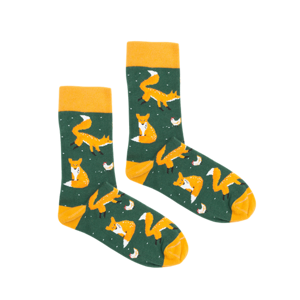 Ponožky Kabak Patterned Foxes 42-46