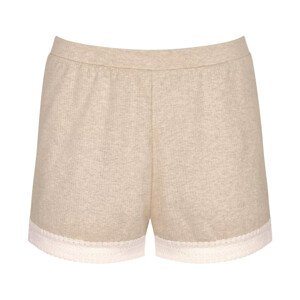 Dámske krátke nohavice GO Ribbed Short - GRAY - sv. béžová M013 - SLOGGI GRAY S