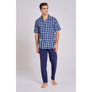 Pánske pyžamo Taro Sammuel 3183 w/r M-2XL L24 modrá XXL