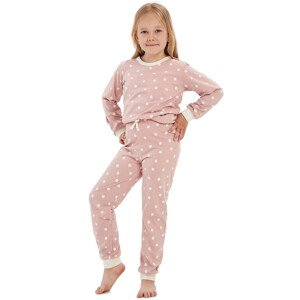 Dievčenské pyžamo 3041 Chloe - TARO Růžová 134