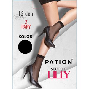 Raj-Pol Ponožky Pation Lilly 15 DEN Black UNI