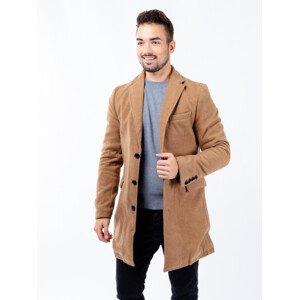 Pánsky kabát GLANO - hnedý M