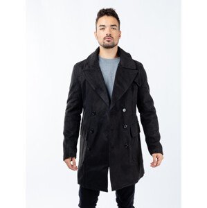 Pánsky kabát GLANO - čierny L