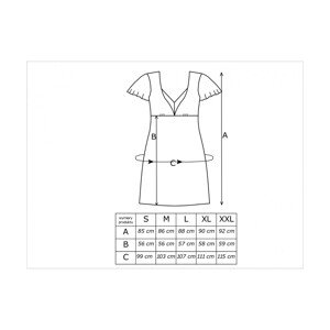 Dámska nočná košeľa Donna Nicola w/r S-2XL růžovo-olivová XL