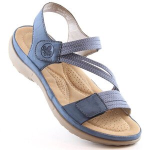 Pohodlné modré sandále Rieker W RKR587 37