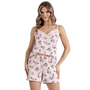 Dámske pyžamo FLOR 1439 pudrově růžová XL