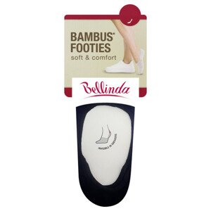 Bambusové veľmi nízke dámske ponožky BAMBUS FOOTIE SOCKS - BELLINDA - čierne 35 - 38