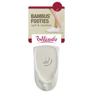 Bambusové veľmi nízke dámske ponožky BAMBUS FOOTIE SOCKS - BELLINDA - biele 35 - 38