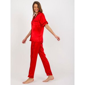 FA PI 8322 pyžamo.59 červená L/XL