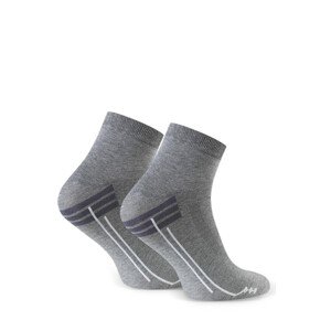 Pánské vzorované ponožky model 15020926 - Steven melanžově šedá 38-40