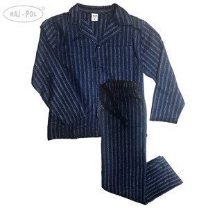 Raj-Pol Flanelové pyžamo tmavomodré XL