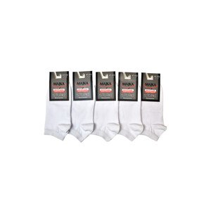 Hladké pánske ponožky - komplet 5 párov černá 44-46