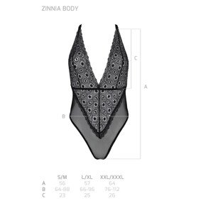 Passion Zinnia body kolor:black 2XL/3XL