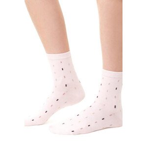 Dámské vzorované ponožky model 15021211 - Steven SVĚTLE RŮŽOVÁ 35-37