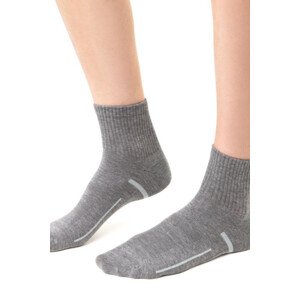 Dámske športové ponožky 026 MELANŽOVĚ ŠEDÁ 38-40