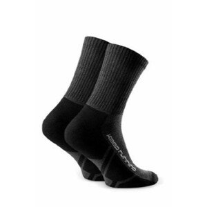 Pánske polofroté športové ponožky 047 GRAFITOVÁ MELANŽ 41-43