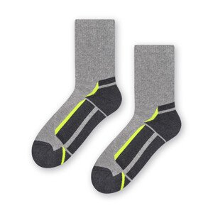 Pánske polofroté športové ponožky 047 bílá 41-43