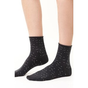 Dámské vzorované ponožky model 15021211 - Steven grafit 35-37